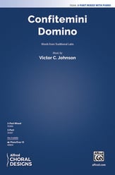 Confitemini Domino Three-Part Mixed choral sheet music cover